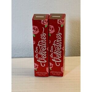 2X Lime Crime Velvetines Liquid Matte Lipstick "SHROOM" Full Size New Box SET